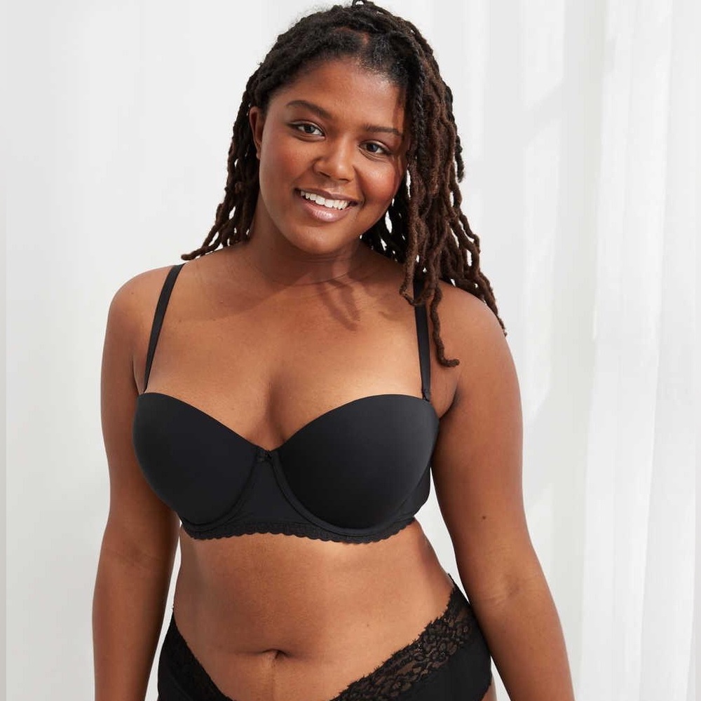 Aerie Real Happy Strapless Push Up Bra